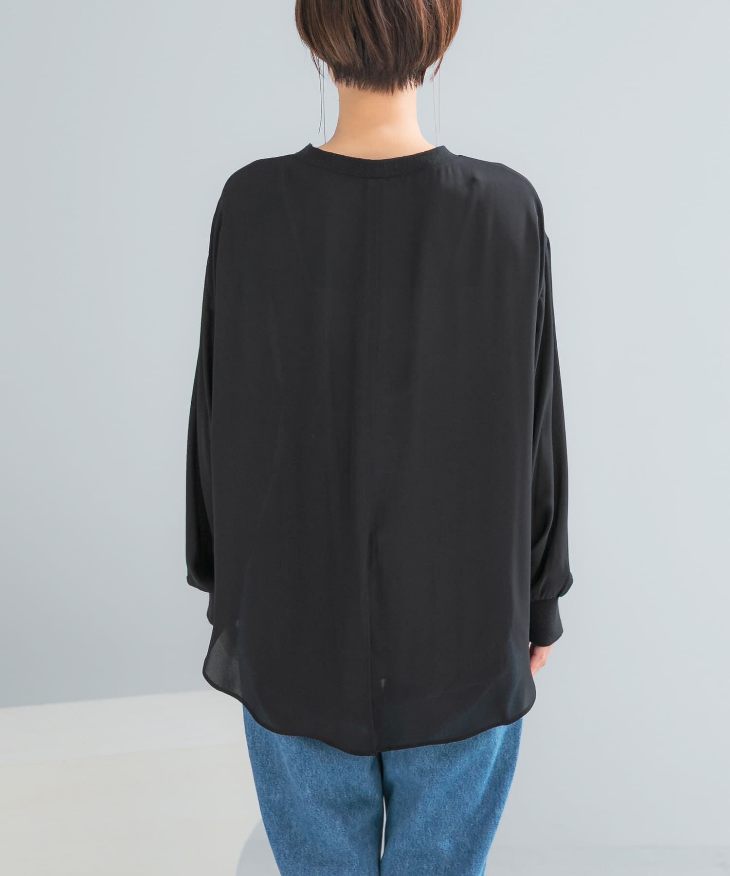 URBAN RESEARCH ROSSO「リブドッキングセミシアープルオーバー」|Tシャツ・カットソー|