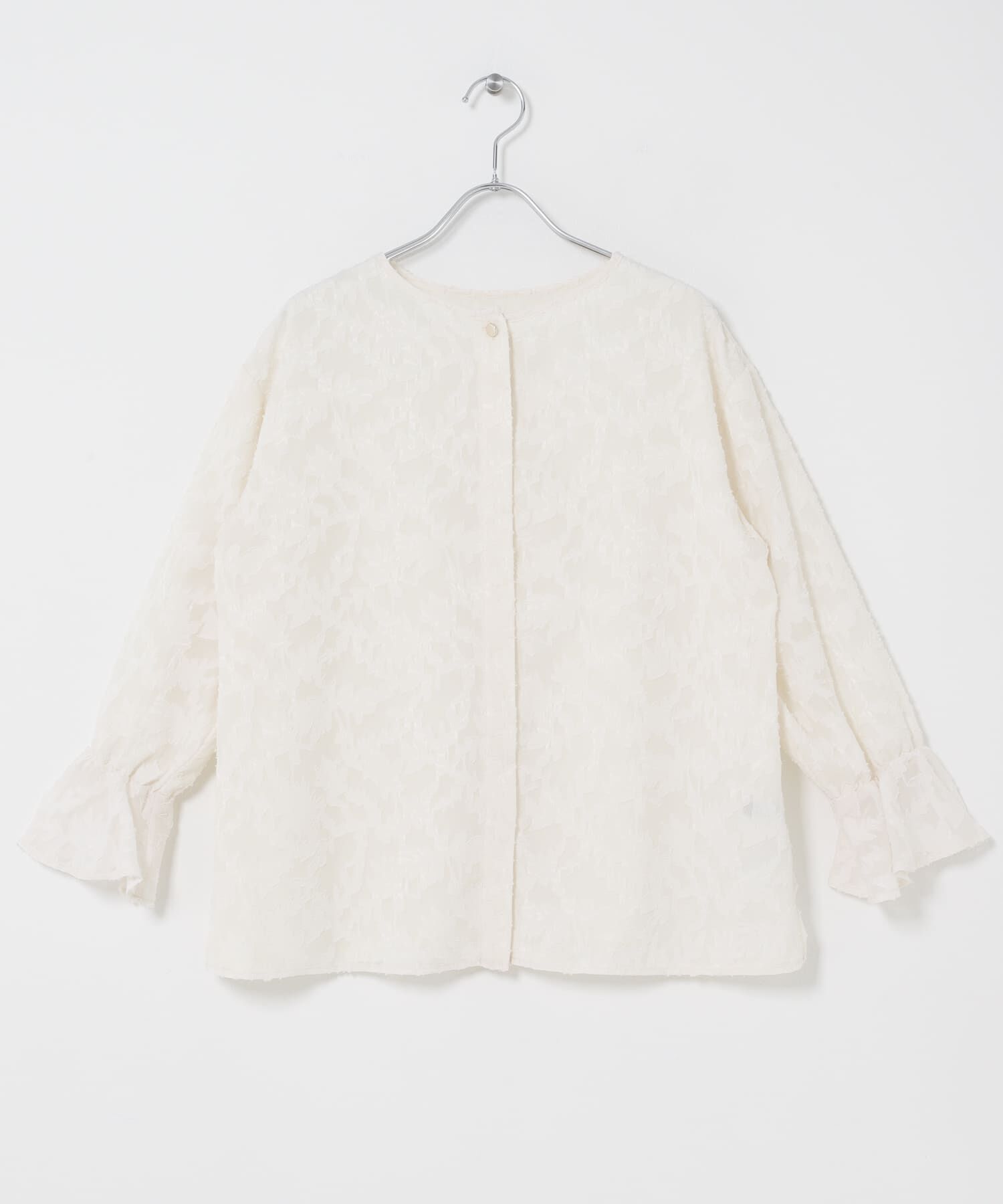 URBAN RESEARCH ROSSO「『WEB限定』ジャガードブラウス」|シャツ・ブラウス|