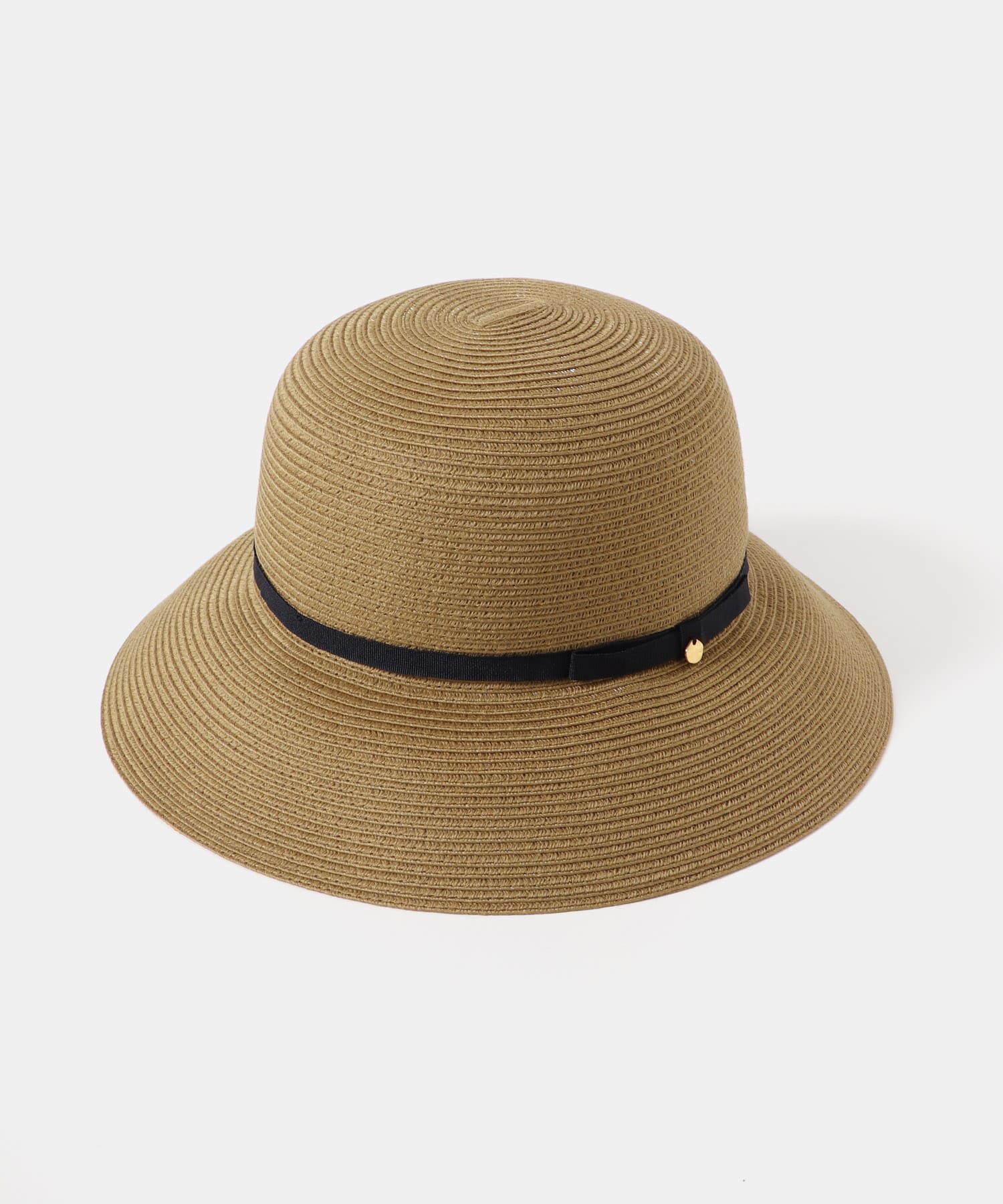 RODE SKO「洗えるたためるリボンハット」|ハット|モカ