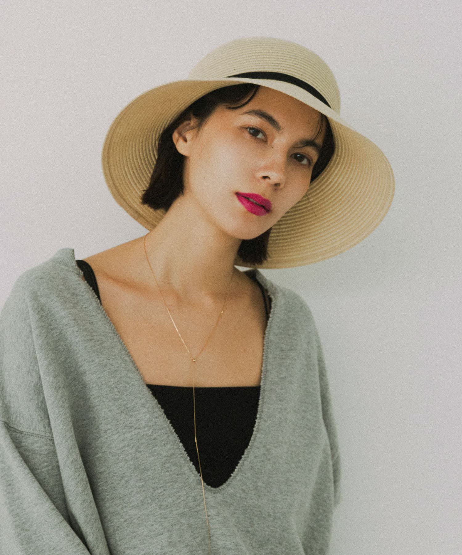 RODE SKO「洗えるたためるリボンハット」|ハット|