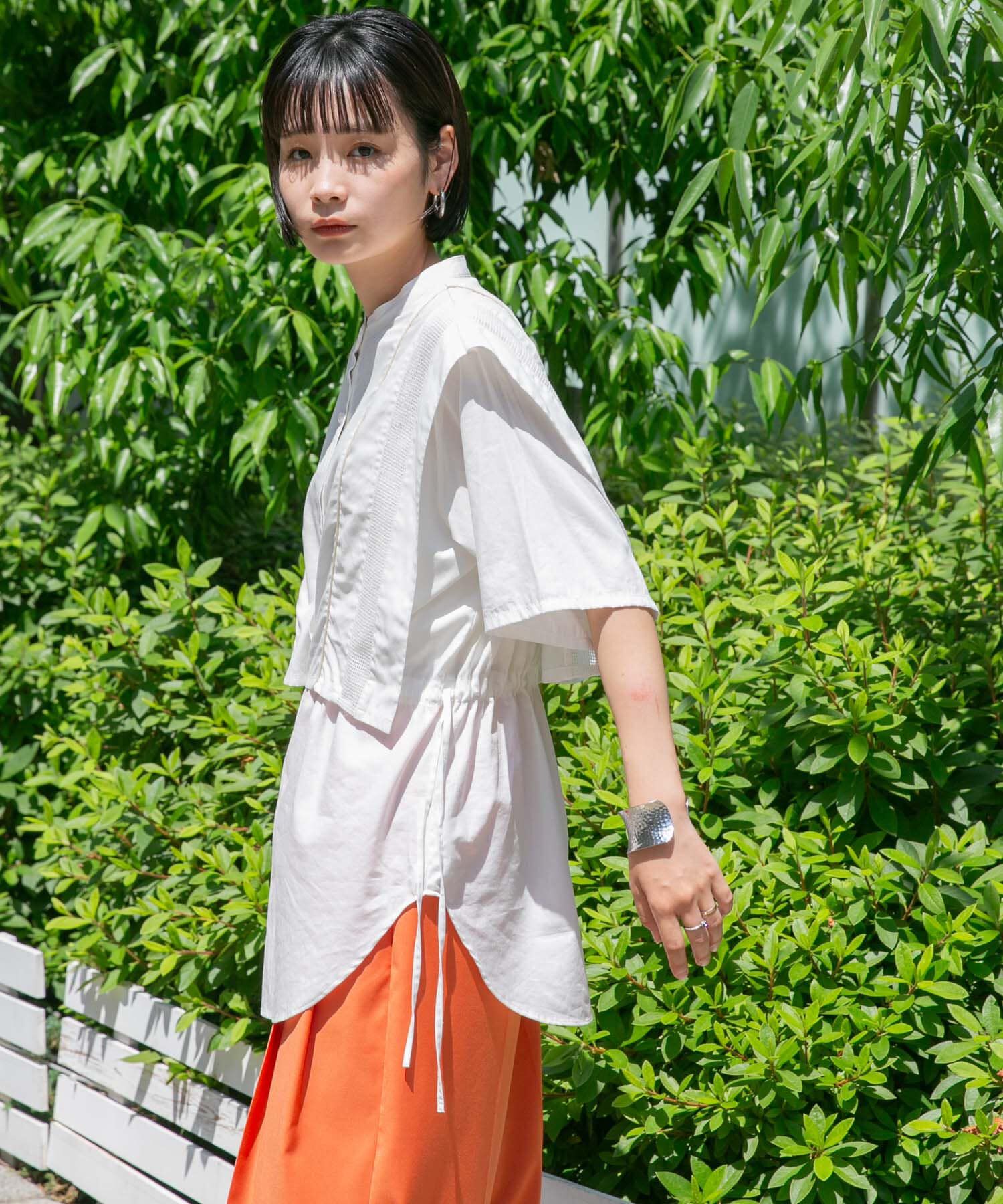  「パイピングレイヤードシャツ」|シャツ・ブラウス|