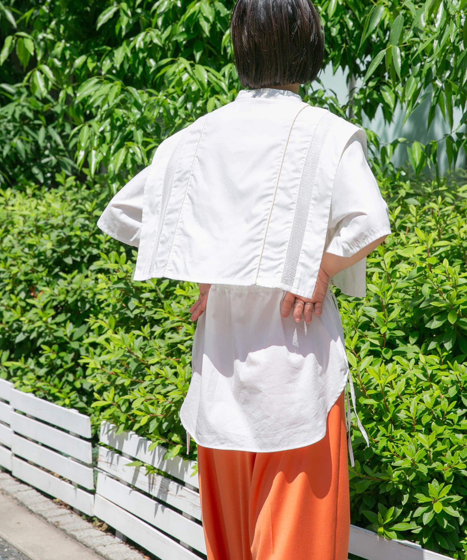  「パイピングレイヤードシャツ」|シャツ・ブラウス|