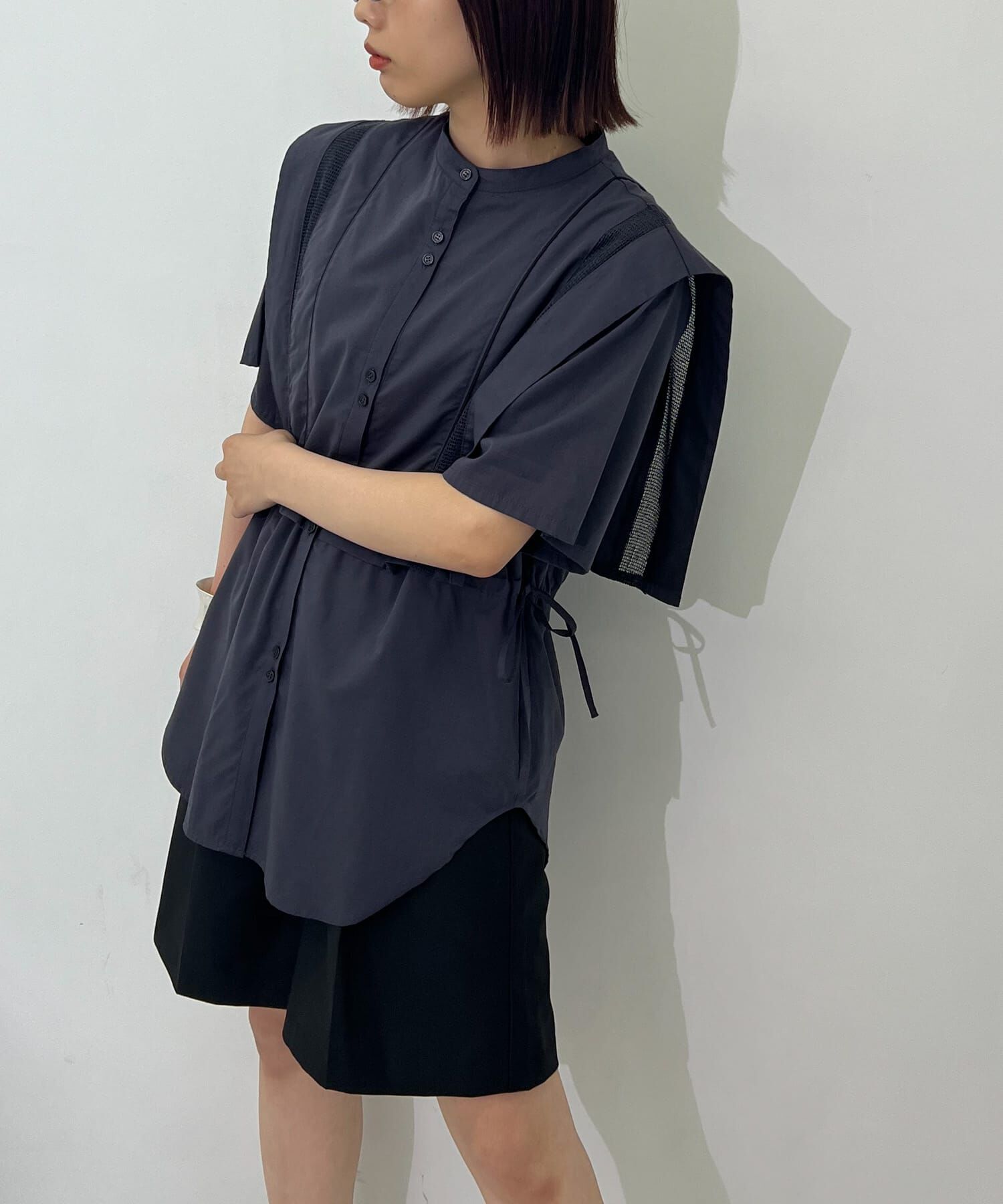  「パイピングレイヤードシャツ」|シャツ・ブラウス|