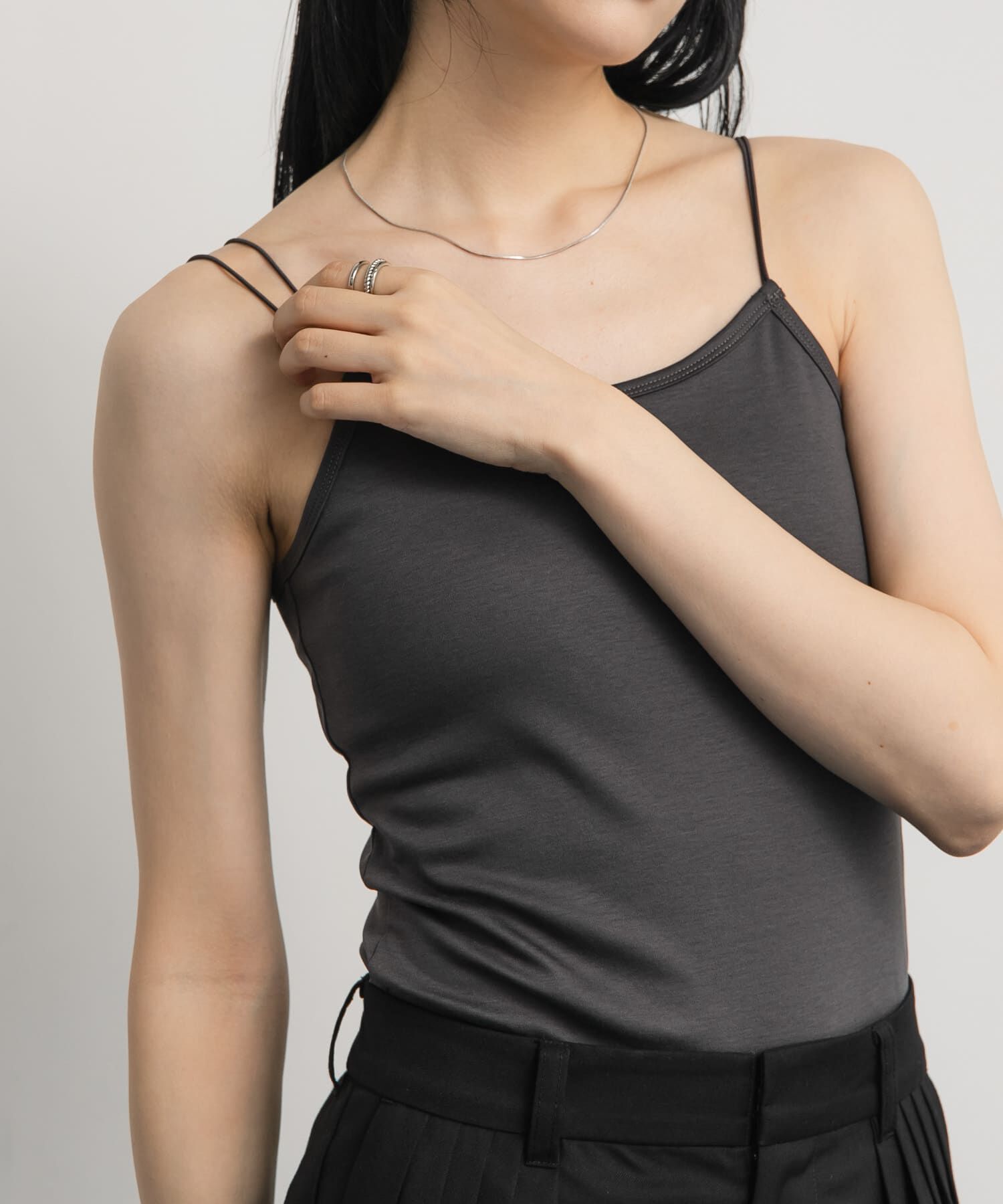  「スパゲティダブルストラップキャミソール」|キャミソール|