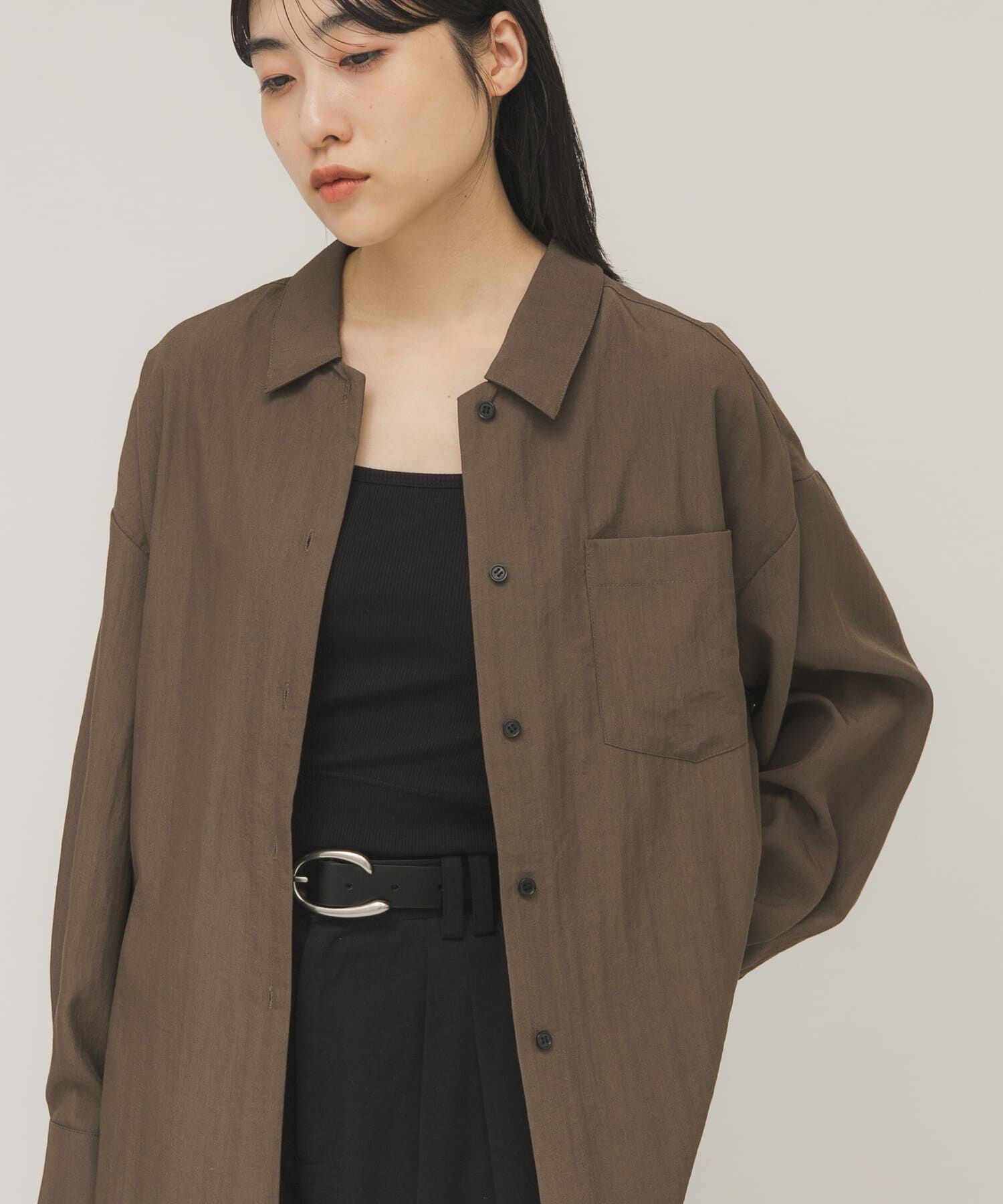  「オーバーサイズミニマルシャツ」|シャツ・ブラウス|