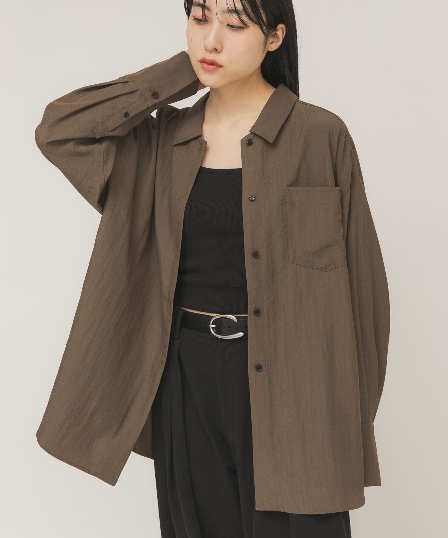  「オーバーサイズミニマルシャツ」|シャツ・ブラウス|