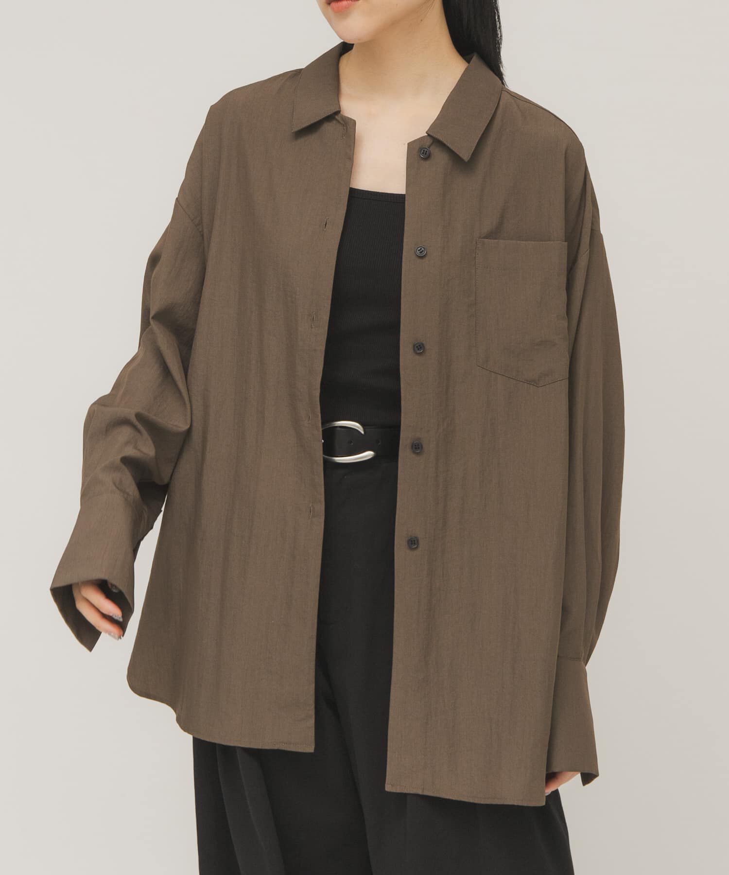  「オーバーサイズミニマルシャツ」|シャツ・ブラウス|