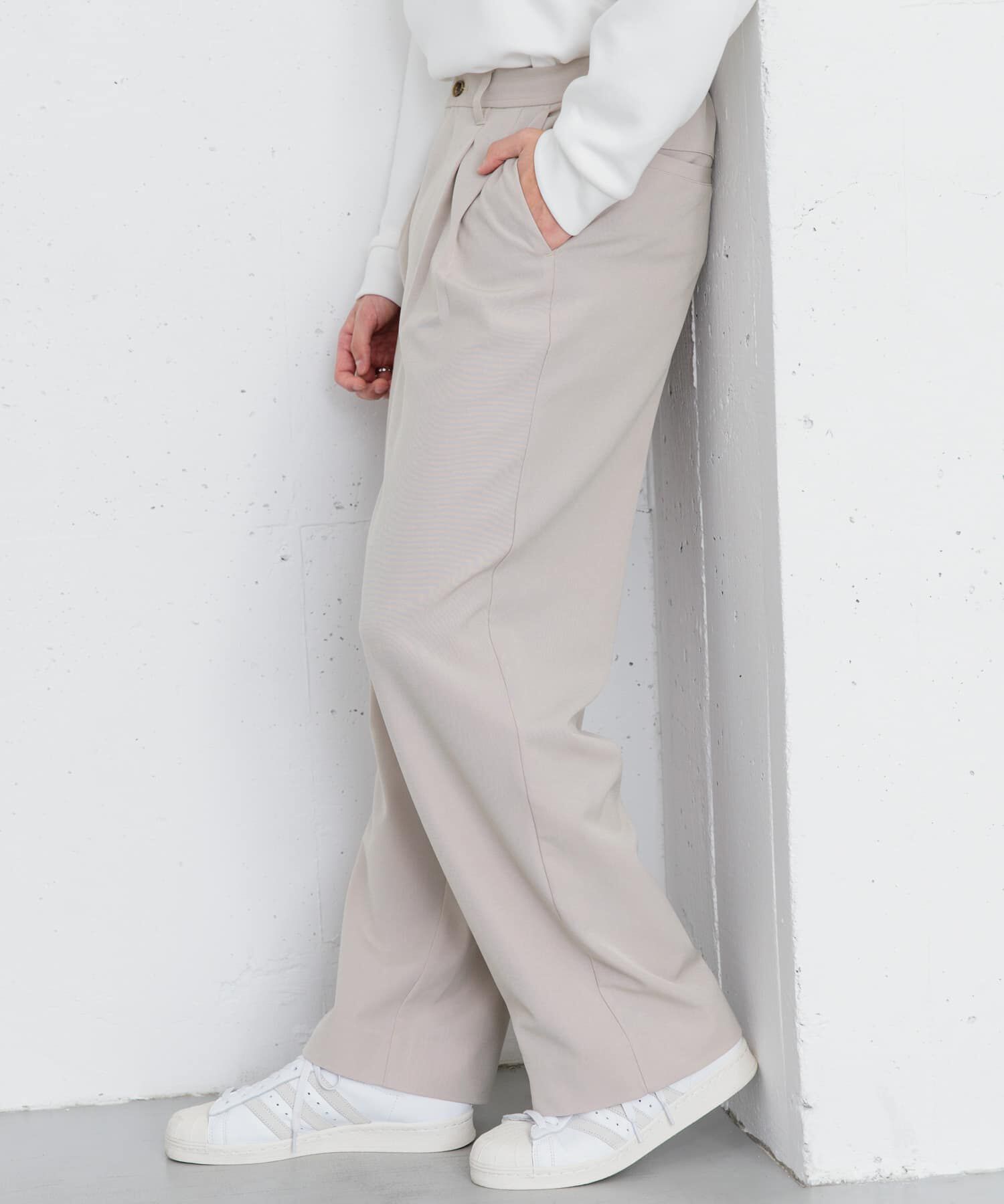 SENSE OF PLACE by URBAN RESEARCH「『イージーケア』ダブルタックワイドパンツ」|その他|