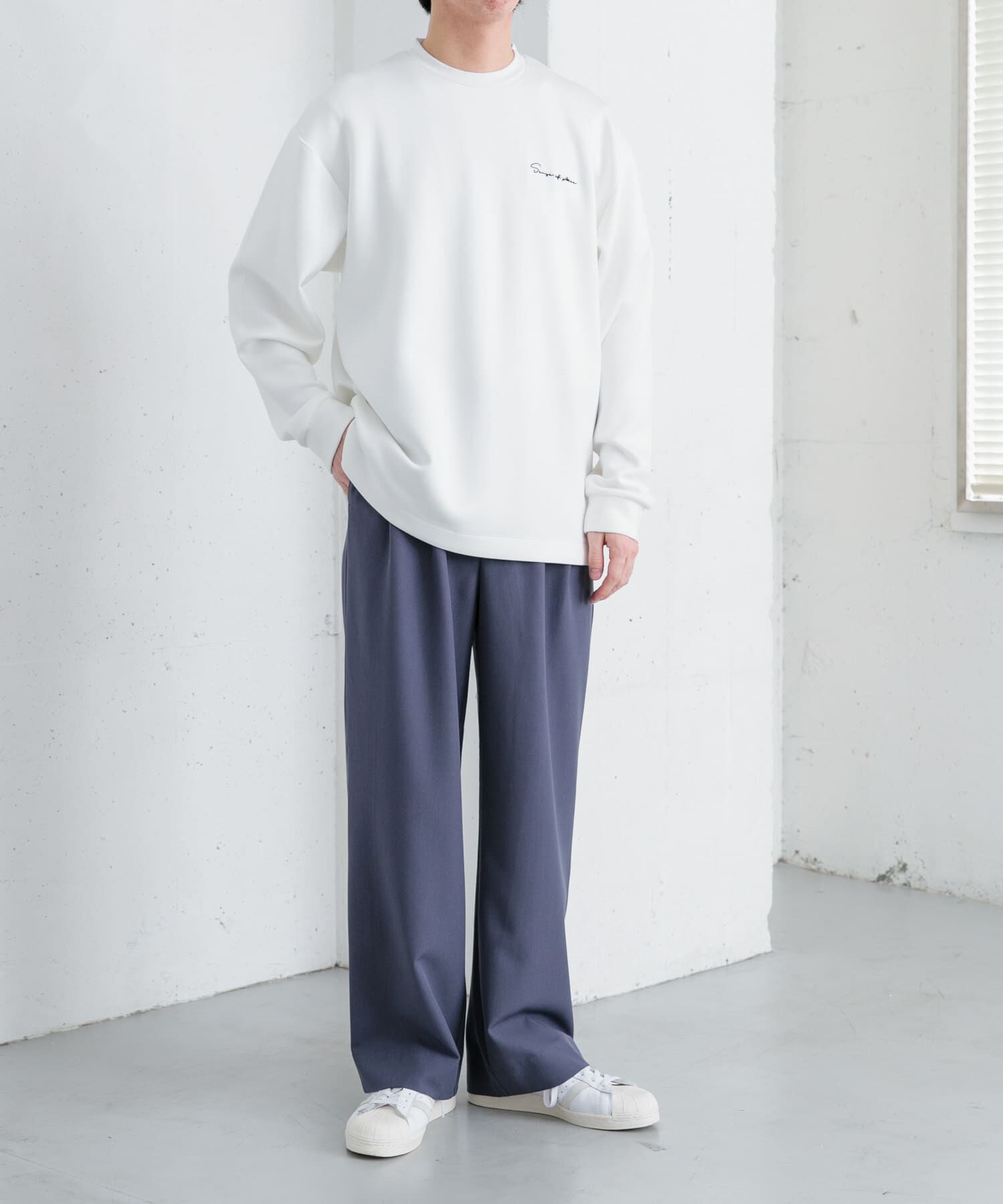 SENSE OF PLACE by URBAN RESEARCH「『イージーケア』ダブルタックワイドパンツ」|その他|