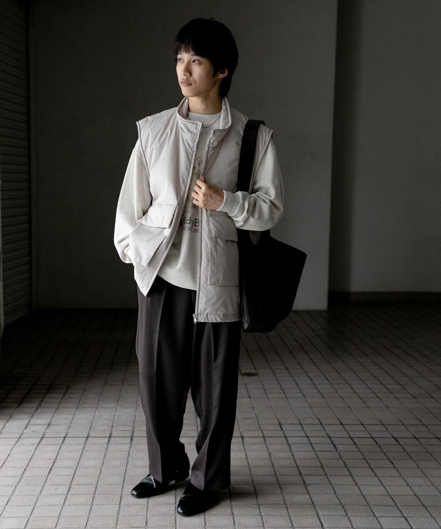 SENSE OF PLACE by URBAN RESEARCH「『セットアップ対応』ウールライクダブルタックワイドパンツ」|その他|