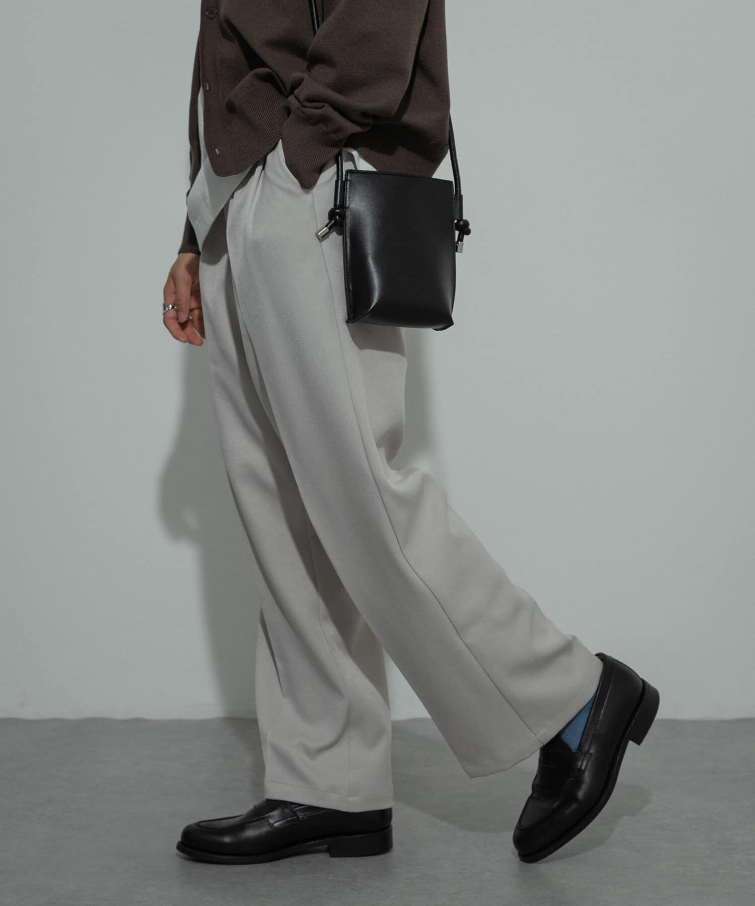 SENSE OF PLACE by URBAN RESEARCH「『セットアップ対応』ウールライクダブルタックワイドパンツ」|その他|