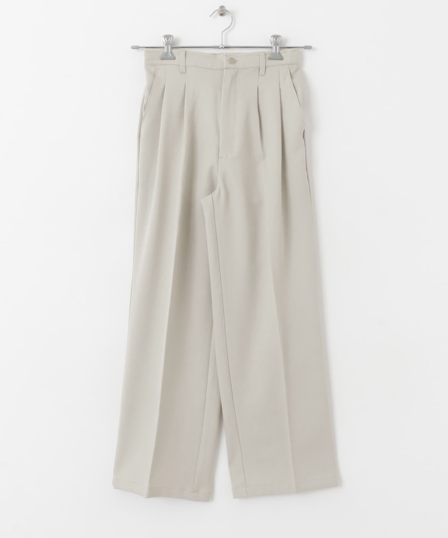 SENSE OF PLACE by URBAN RESEARCH「『セットアップ対応』ウールライクダブルタックワイドパンツ」|その他|