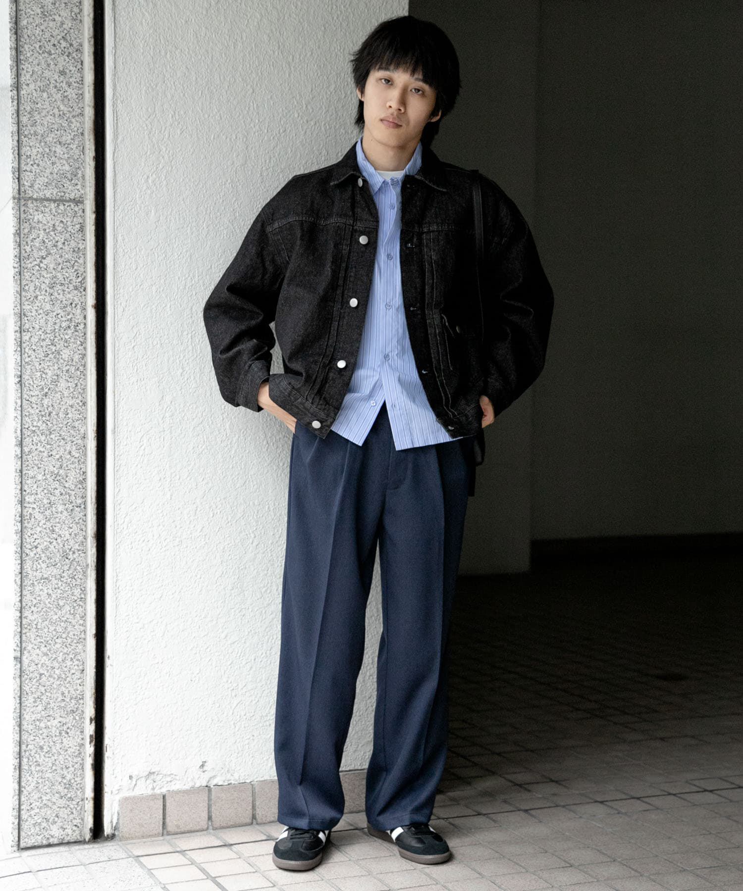 SENSE OF PLACE by URBAN RESEARCH「『セットアップ対応』ウールライクダブルタックワイドパンツ」|その他|