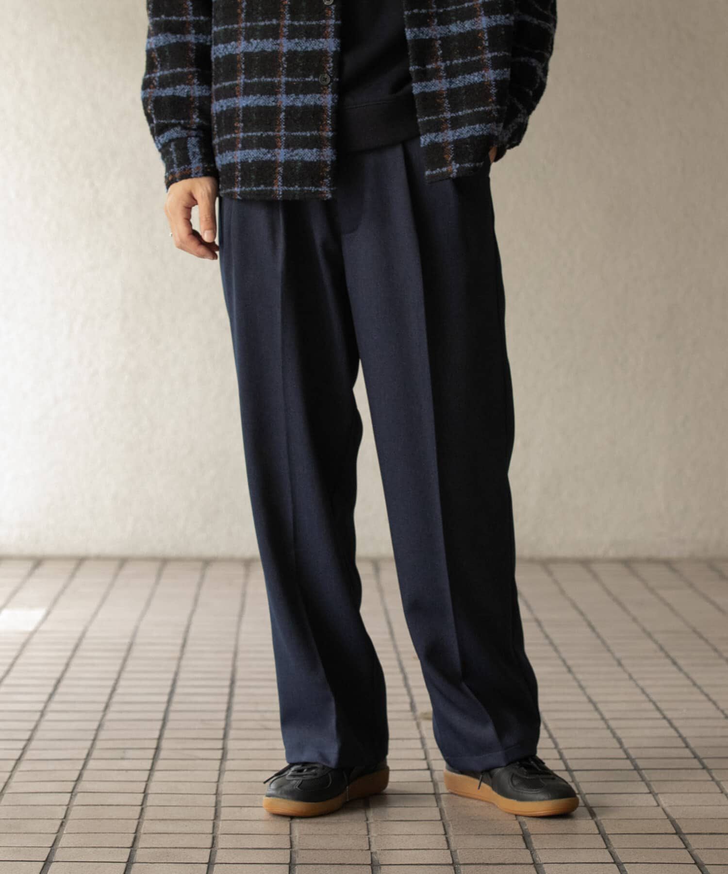 SENSE OF PLACE by URBAN RESEARCH「『セットアップ対応』ウールライクダブルタックワイドパンツ」|その他|