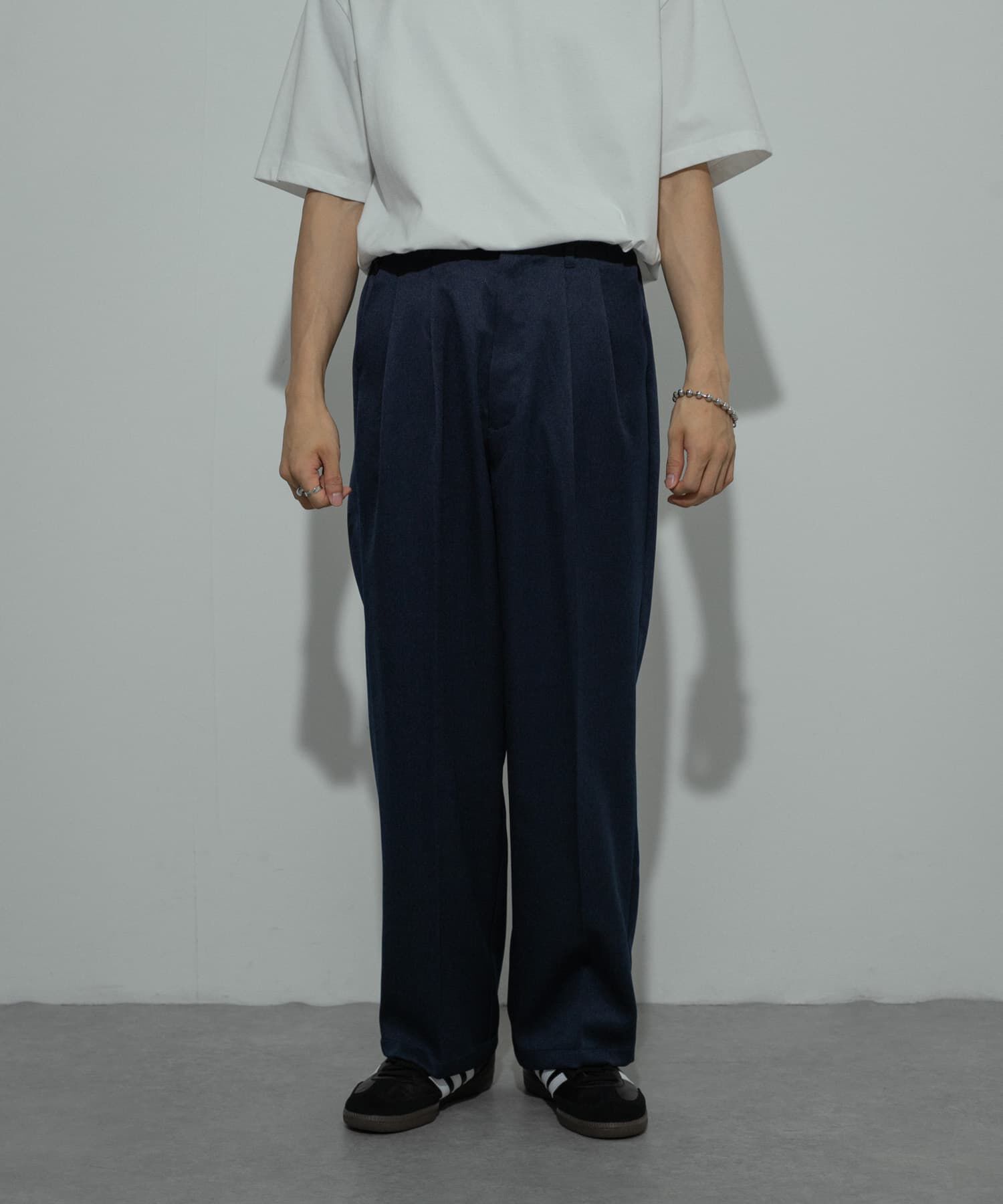 SENSE OF PLACE by URBAN RESEARCH「『セットアップ対応』ウールライクダブルタックワイドパンツ」|その他|