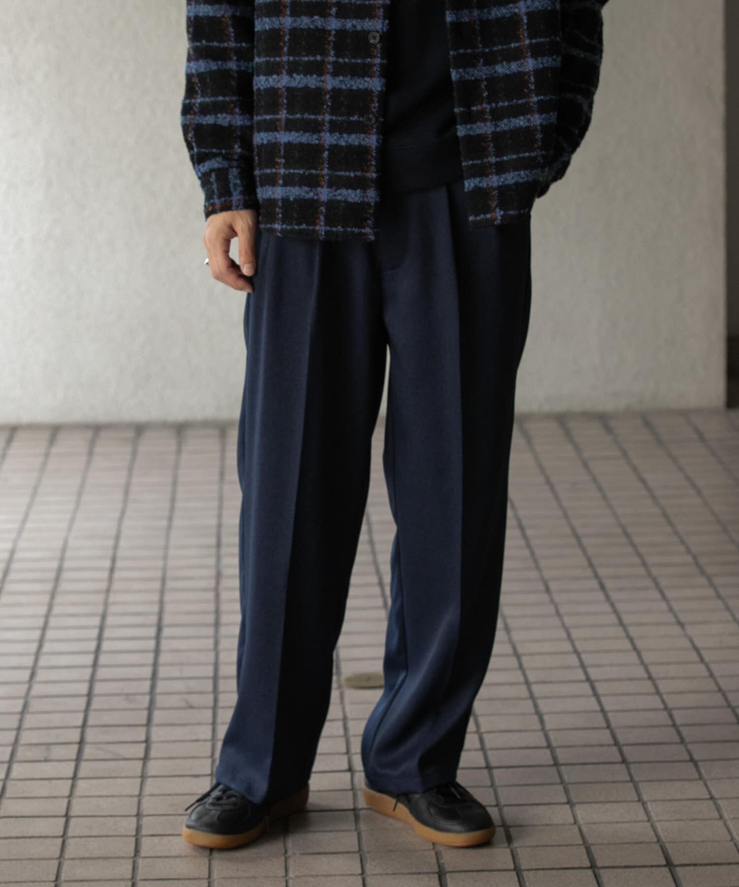 SENSE OF PLACE by URBAN RESEARCH「『セットアップ対応』ウールライクダブルタックワイドパンツ」|その他|