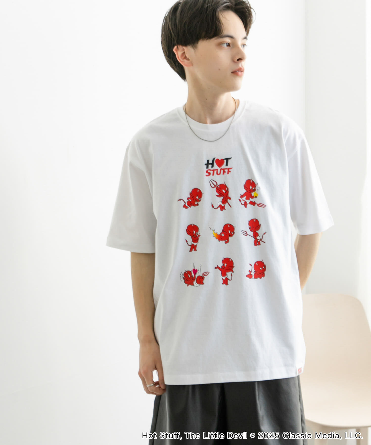SENSE OF PLACE by URBAN RESEARCH「『別注』HOT STUFF&times;SENSE OF PLACE　 プリントTシャツ B」|Tシャツ・カットソー|