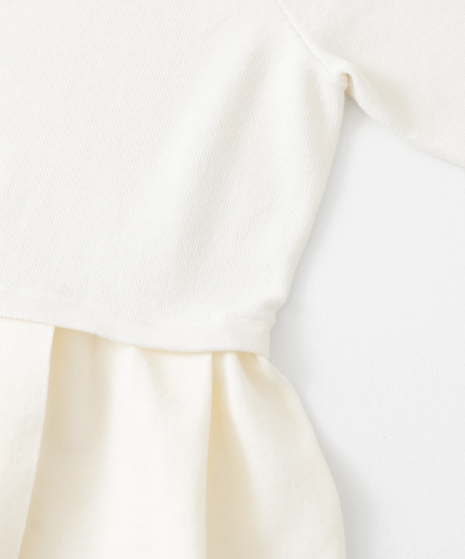 SENSE OF PLACE by URBAN RESEARCH「アシメペプラムセーター」|ニット・セーター|