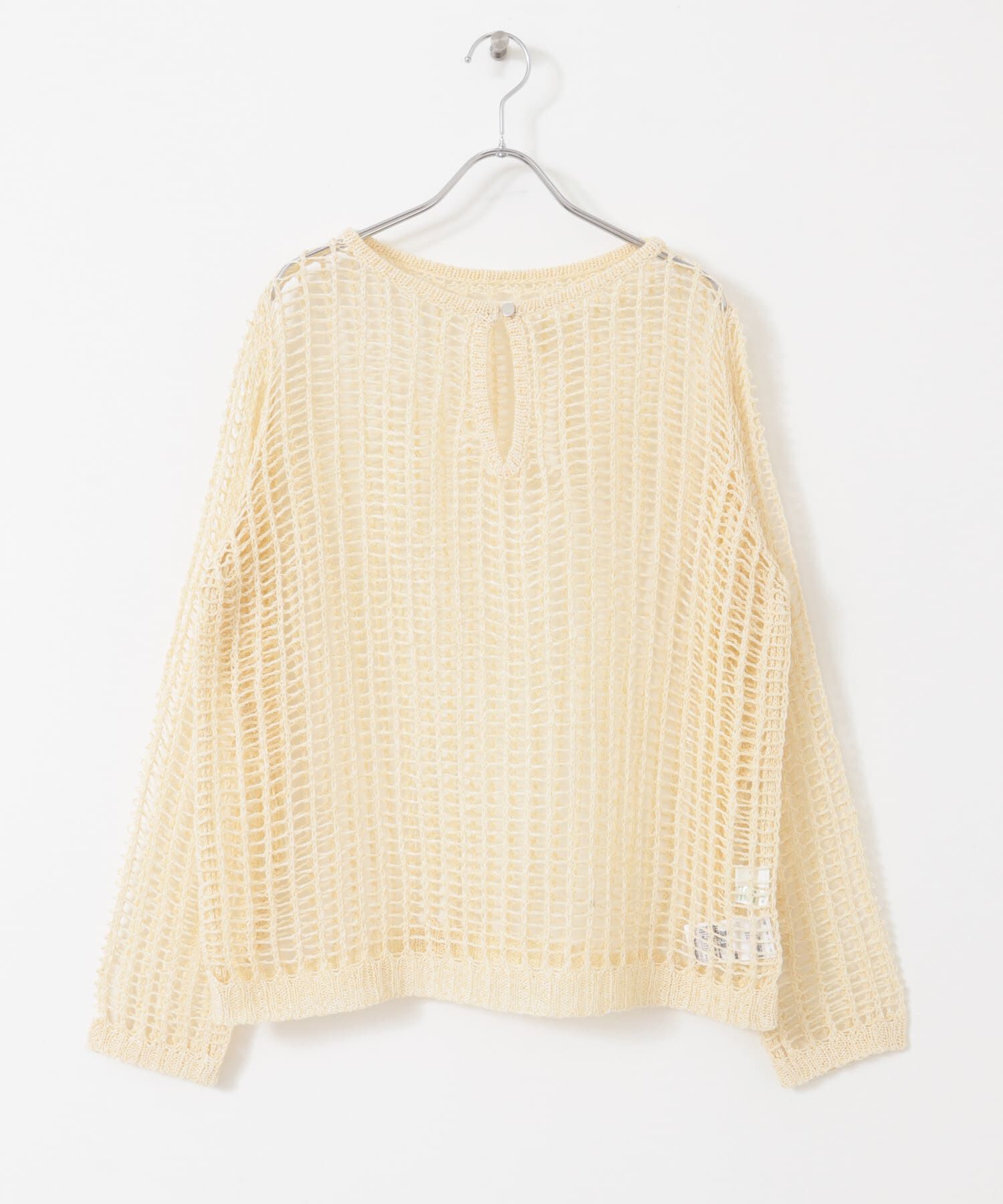 SENSE OF PLACE by URBAN RESEARCH「キーネックメッシュニット」|ニット・セーター|