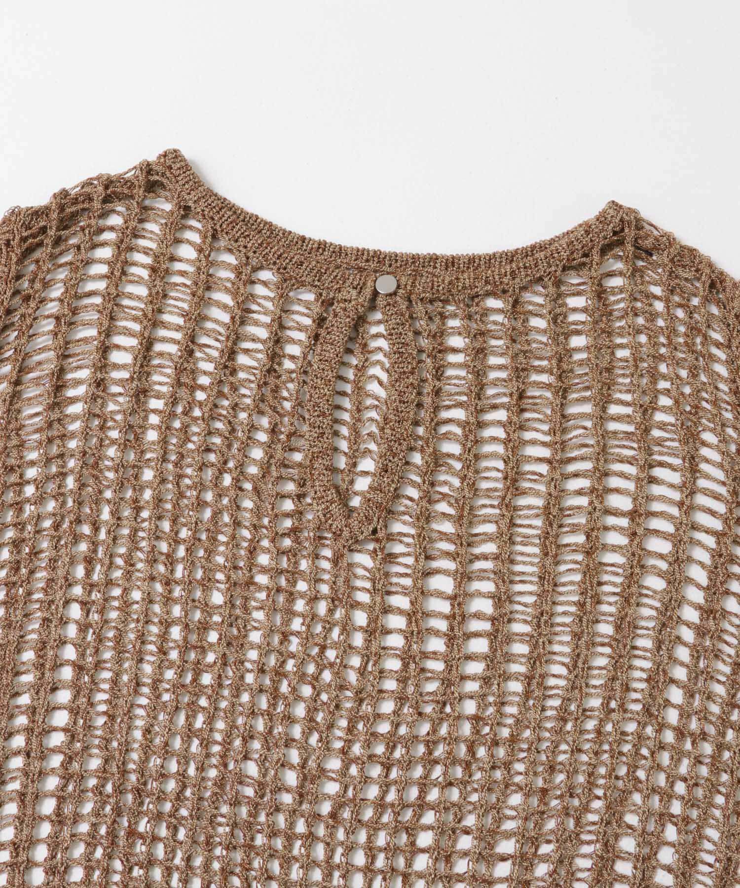 SENSE OF PLACE by URBAN RESEARCH「キーネックメッシュニット」|ニット・セーター|