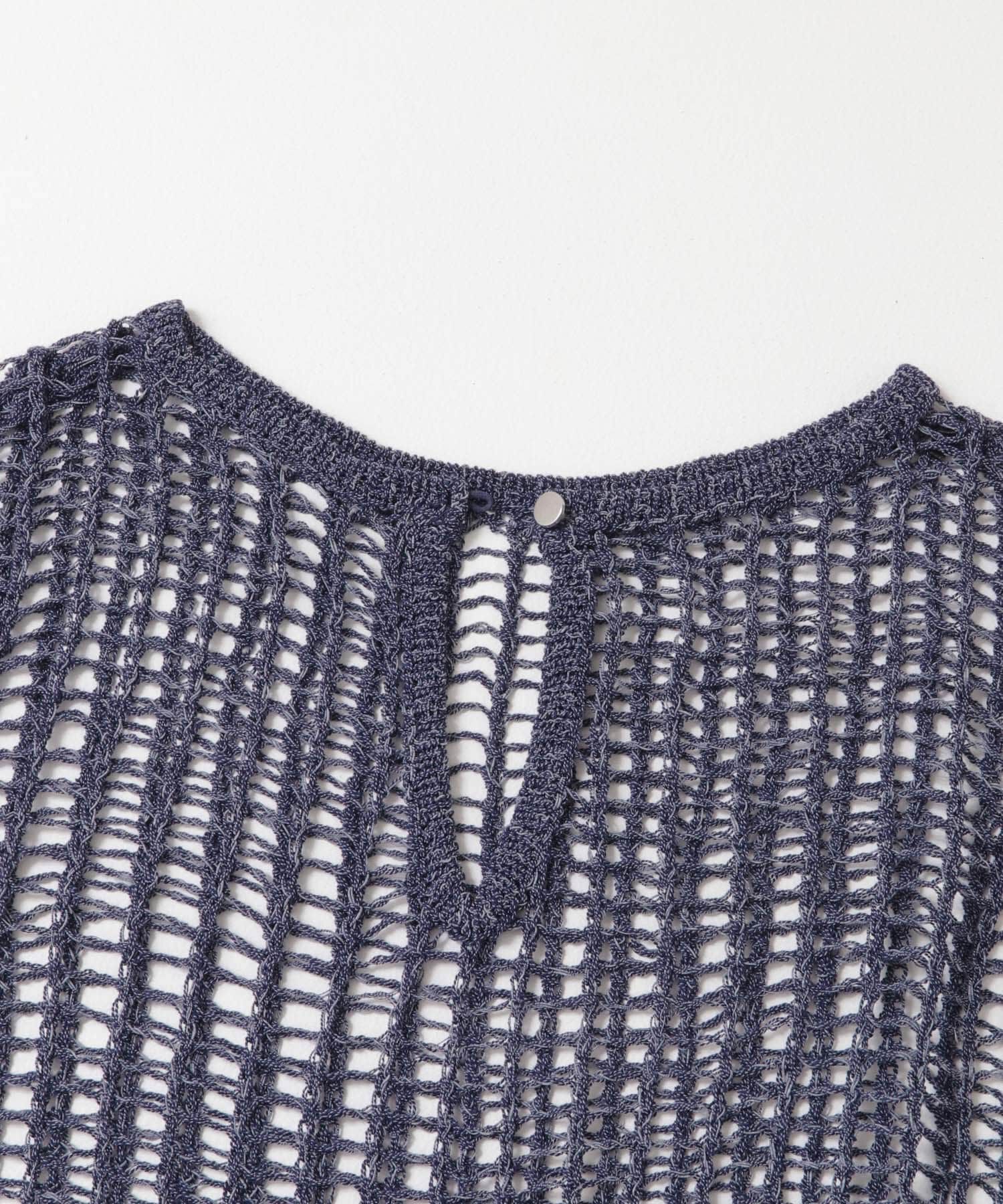 SENSE OF PLACE by URBAN RESEARCH「キーネックメッシュニット」|ニット・セーター|