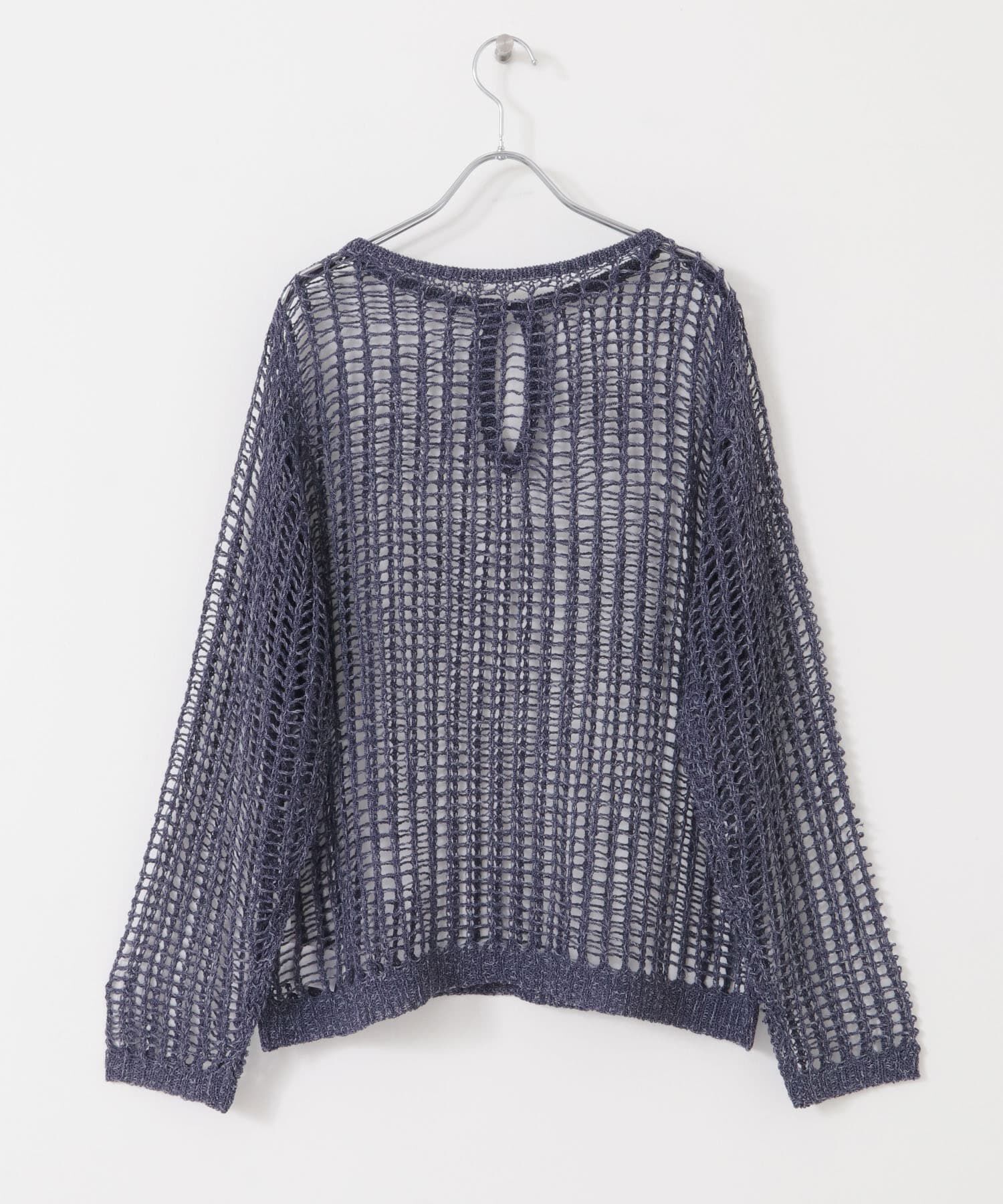 SENSE OF PLACE by URBAN RESEARCH「キーネックメッシュニット」|ニット・セーター|