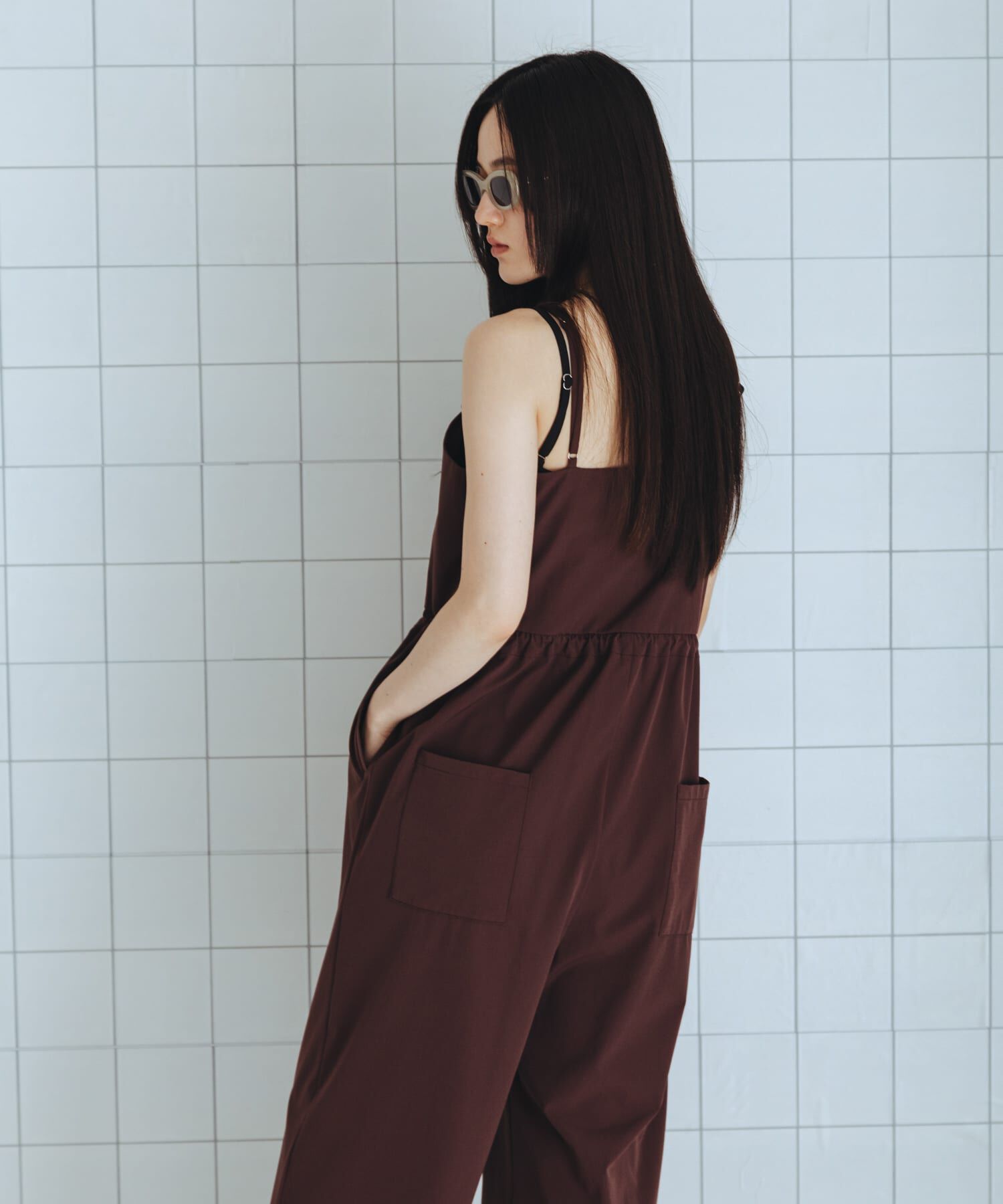 SENSE OF PLACE by URBAN RESEARCH「撥水UVカットウエストドローオールインワン」|スカート|