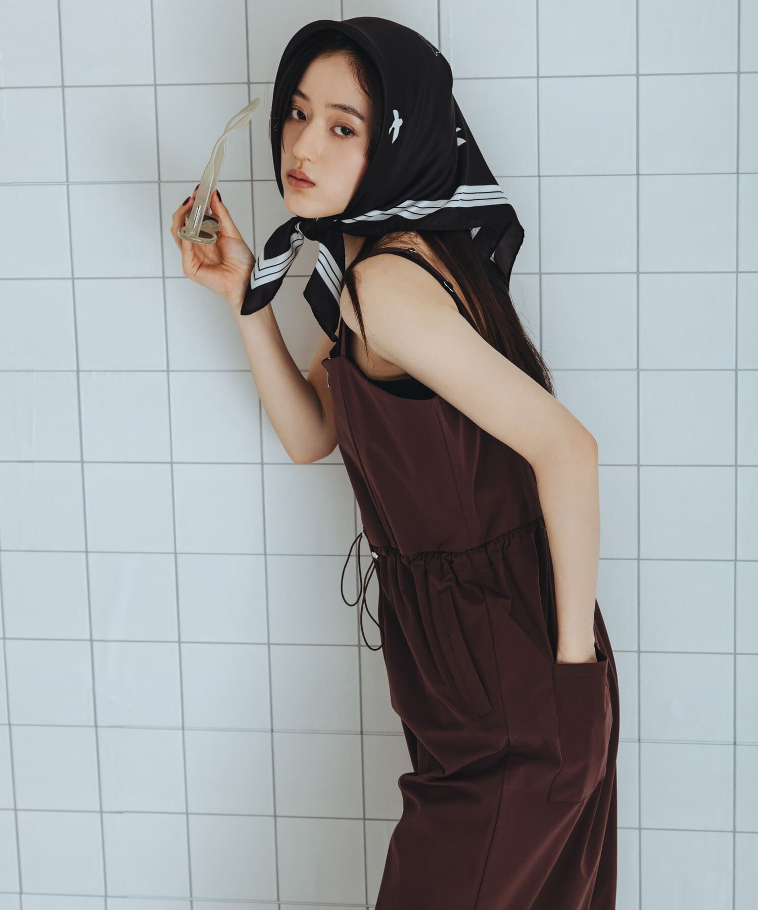 SENSE OF PLACE by URBAN RESEARCH「撥水UVカットウエストドローオールインワン」|スカート|