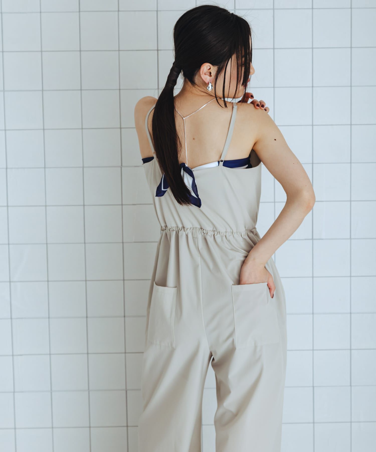 SENSE OF PLACE by URBAN RESEARCH「撥水UVカットウエストドローオールインワン」|スカート|