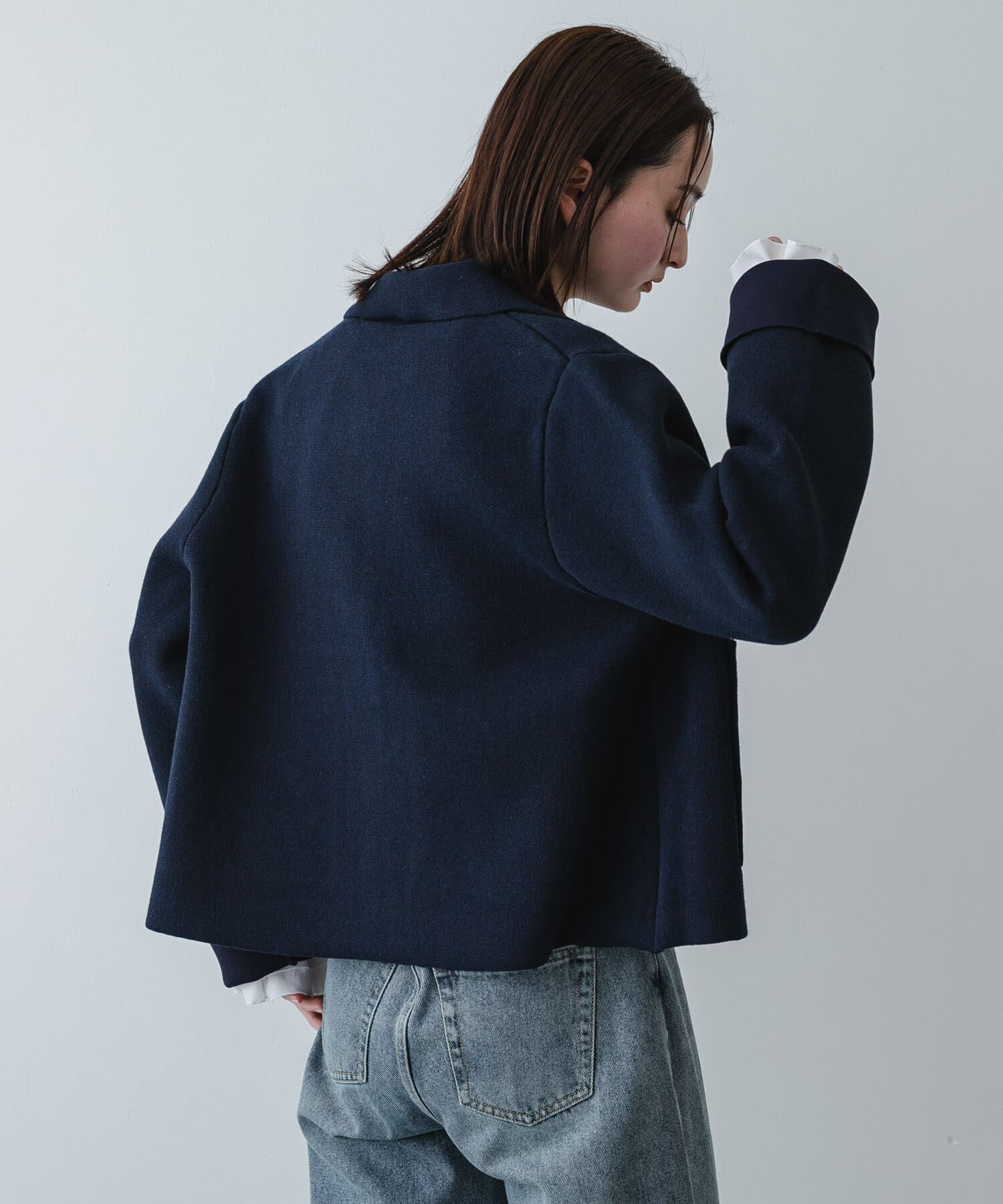 SENSE OF PLACE by URBAN RESEARCH「『洗濯可』ビックボタンニットジャケット」|ニット・セーター|