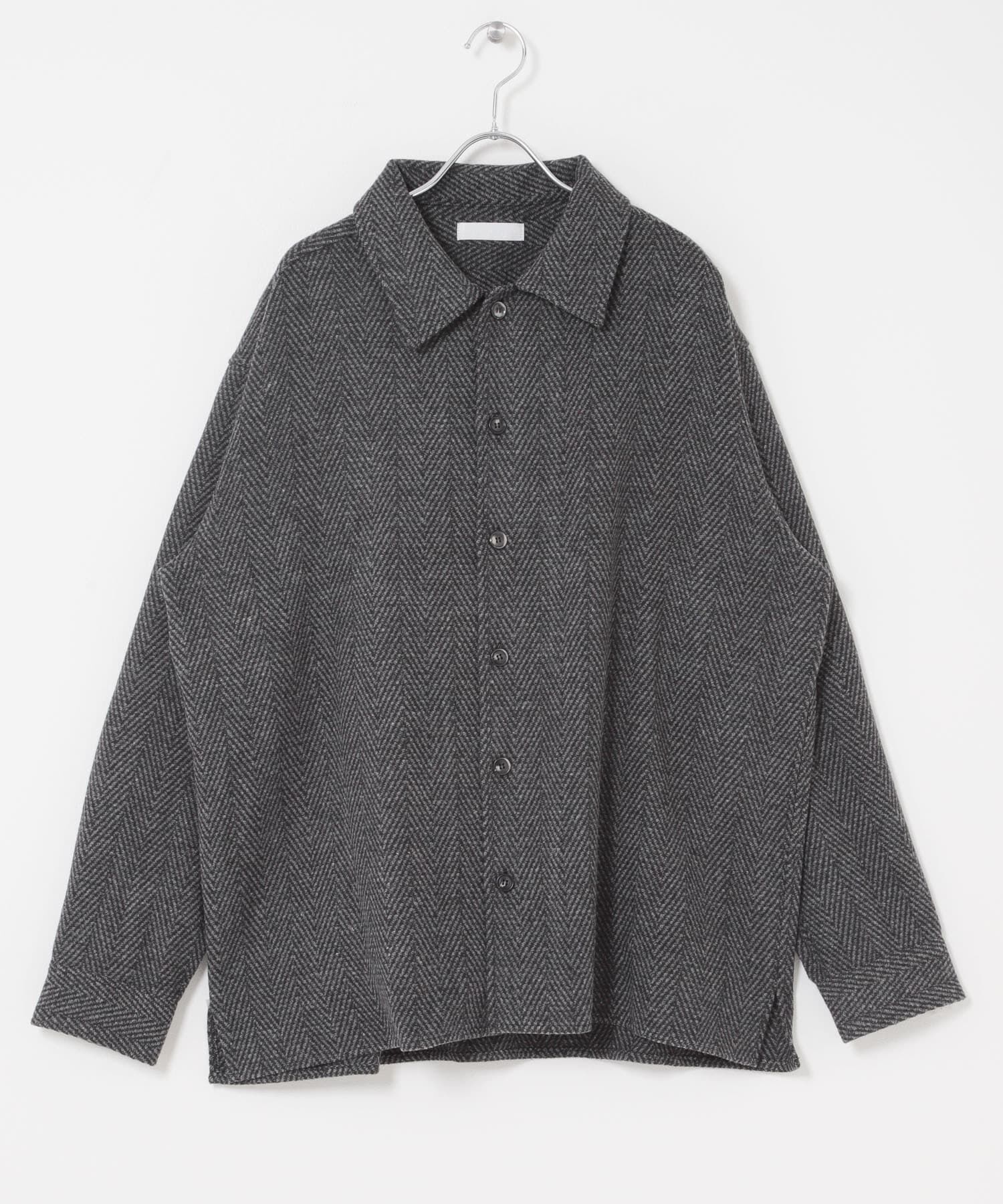 SENSE OF PLACE by URBAN RESEARCH「スライバーライクヘリンボーンシャツ」|シャツ・ブラウス|