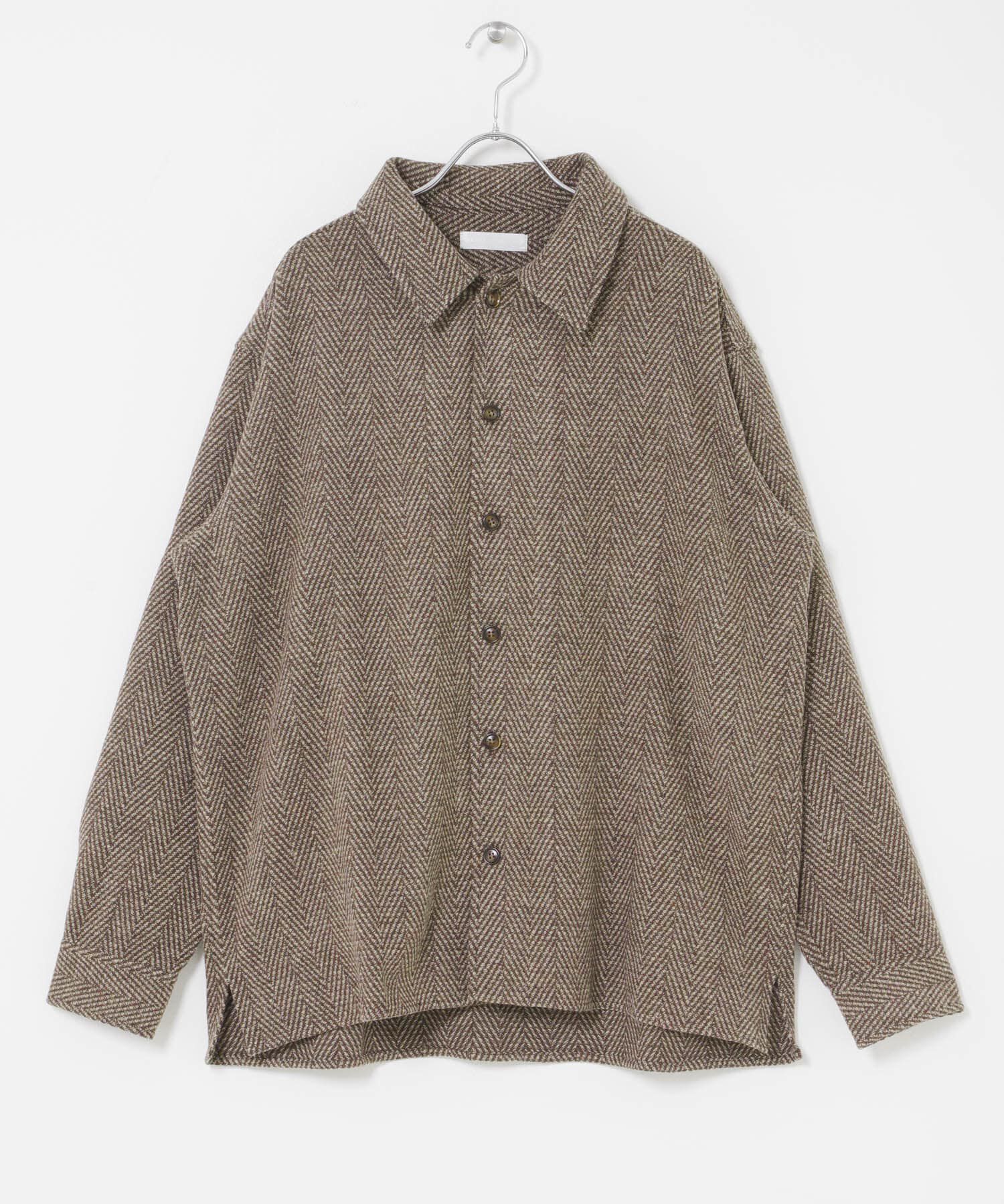 SENSE OF PLACE by URBAN RESEARCH「スライバーライクヘリンボーンシャツ」|シャツ・ブラウス|