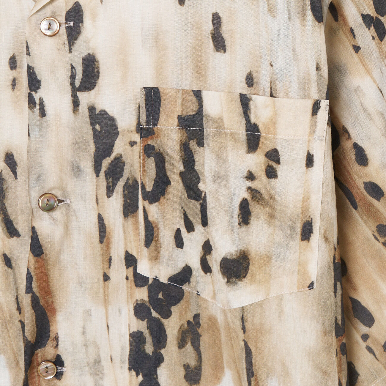  「Couture d' Adam LEOPARD OPEN COLLAR SHIRT」|シャツ・ブラウス|