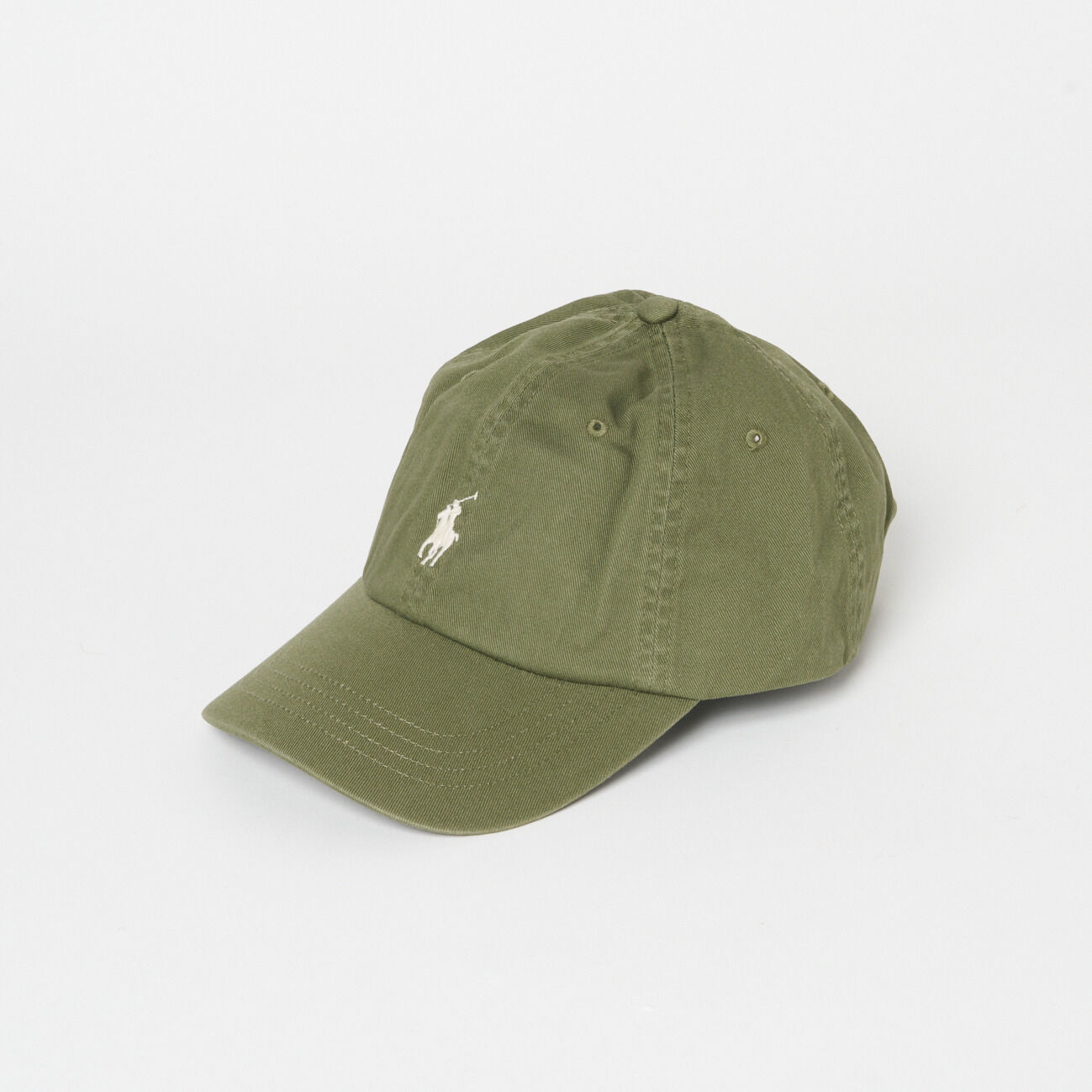  「POLO RALPH LAUREN COTTON CHINO CLASSIC CAP」|ハット|オリーブ
