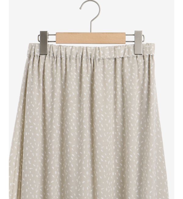 le.coeur blanc「ジオメトリックプリントティアードスカート」|スカート|