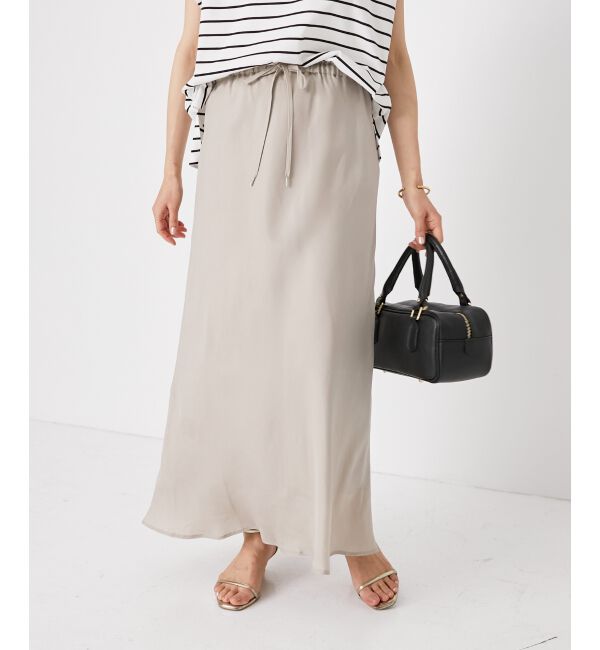  「《手洗い可能》キュプラフィブリルナロースカート」|スカート|