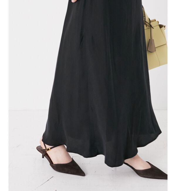  「《手洗い可能》キュプラフィブリルナロースカート」|スカート|