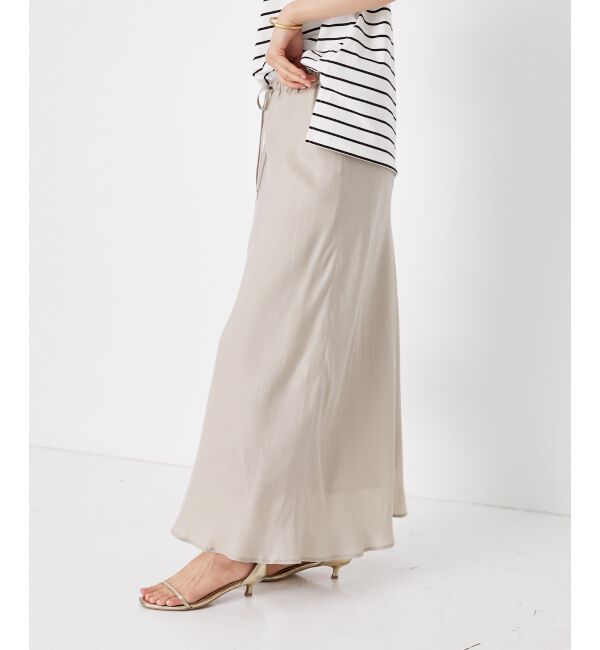  「《手洗い可能》キュプラフィブリルナロースカート」|スカート|