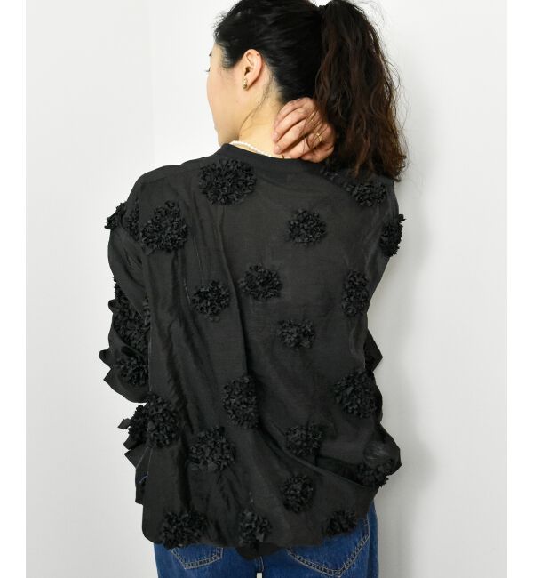  「TORRAZZO DONNAフラワーバルーンブラウス」|シャツ・ブラウス|