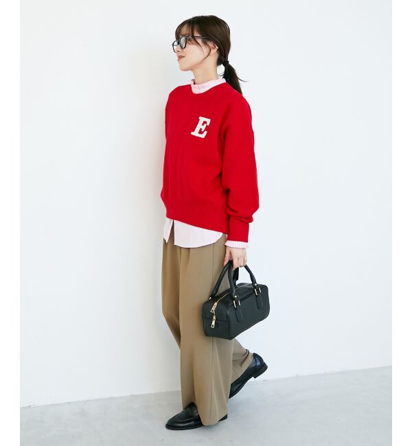  「《手洗い可能》フルダルダブルタックワイドパンツ」|その他|