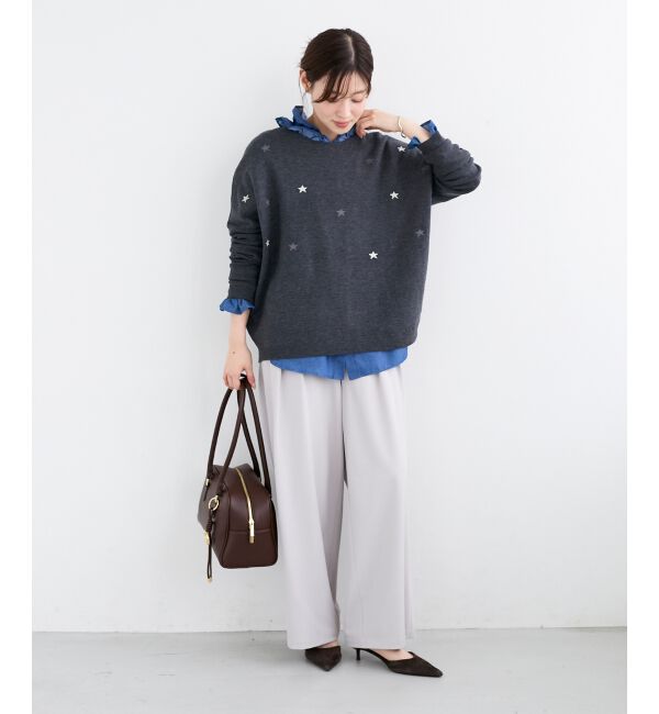  「《手洗い可能》フルダルダブルタックワイドパンツ」|その他|