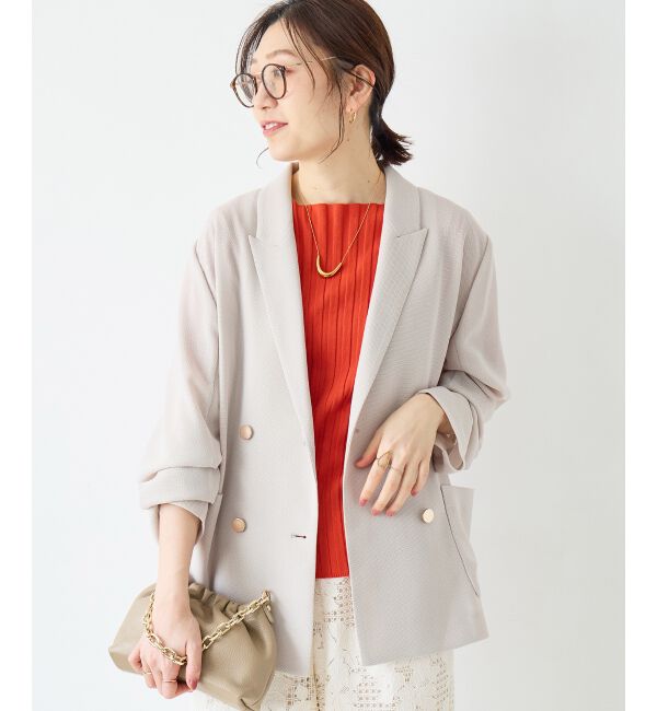  「メッシュダブルブレストジャケット」|その他|
