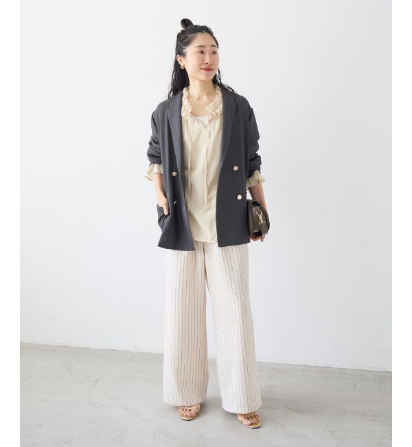  「メッシュダブルブレストジャケット」|その他|