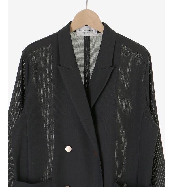  「メッシュダブルブレストジャケット」|その他|