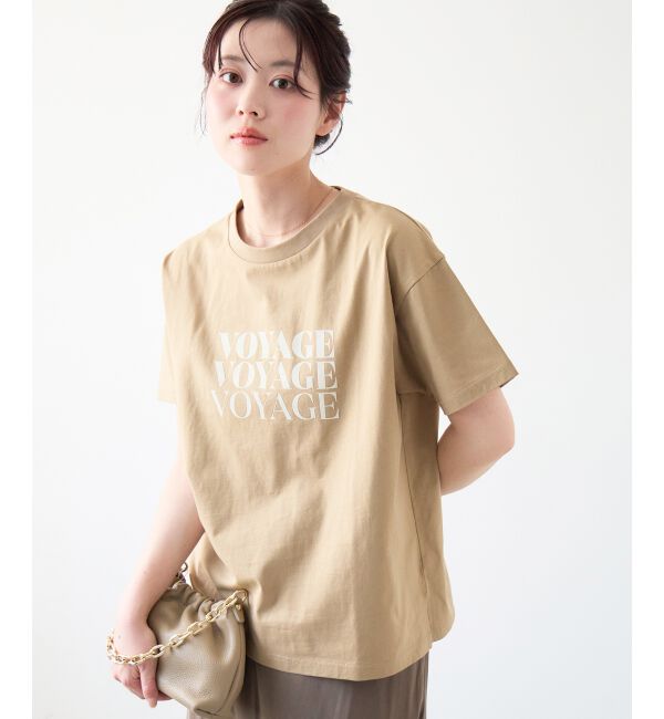  「VOYAGEフロッキーロゴTシャツ」|Tシャツ・カットソー|