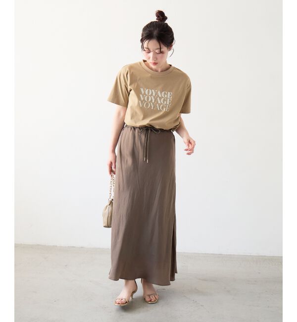  「VOYAGEフロッキーロゴTシャツ」|Tシャツ・カットソー|