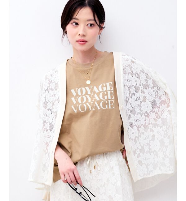  「VOYAGEフロッキーロゴTシャツ」|Tシャツ・カットソー|