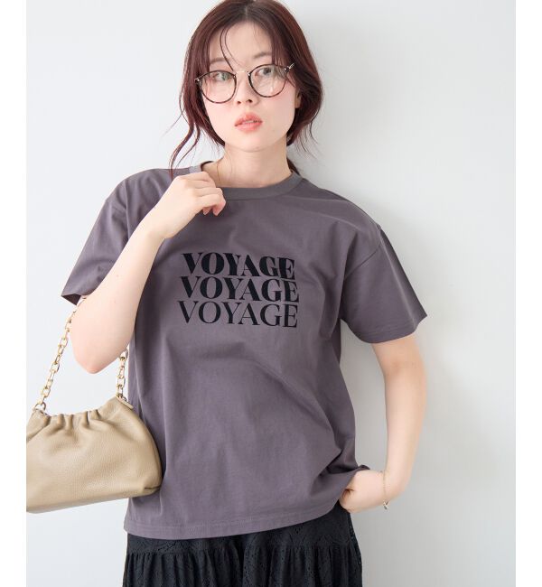  「VOYAGEフロッキーロゴTシャツ」|Tシャツ・カットソー|