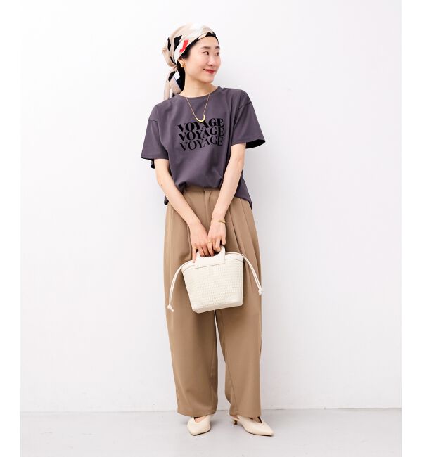  「VOYAGEフロッキーロゴTシャツ」|Tシャツ・カットソー|