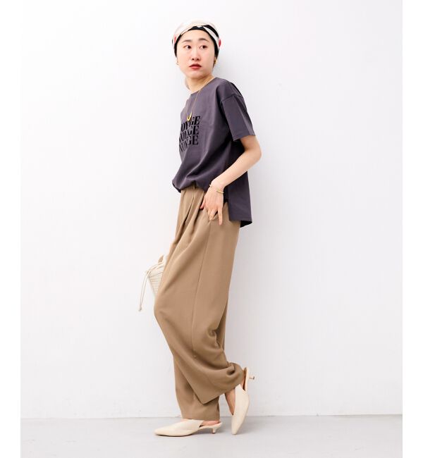  「VOYAGEフロッキーロゴTシャツ」|Tシャツ・カットソー|